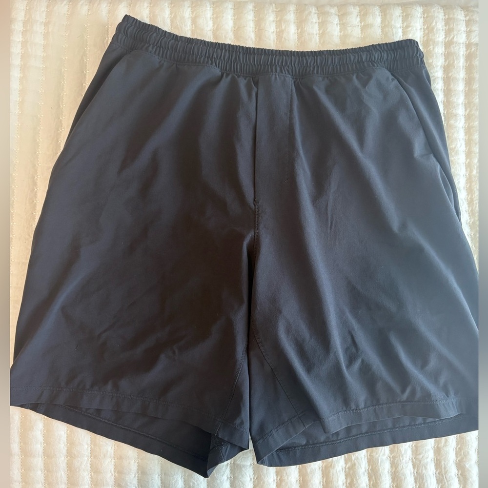Lululemon Mens Pace breaker LINED 5in shorts- black- M